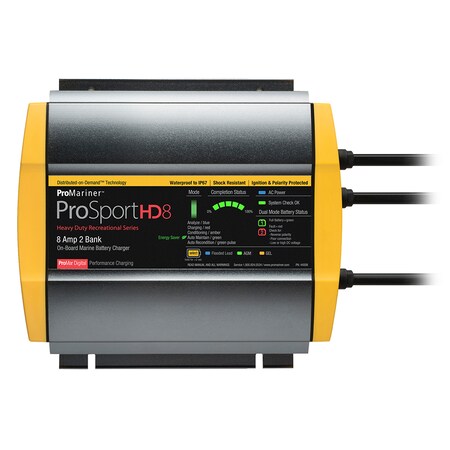 Promariner ProSportHD 8 Gen 4 - 8 Amp - 2 Bank Battery Charger 44008